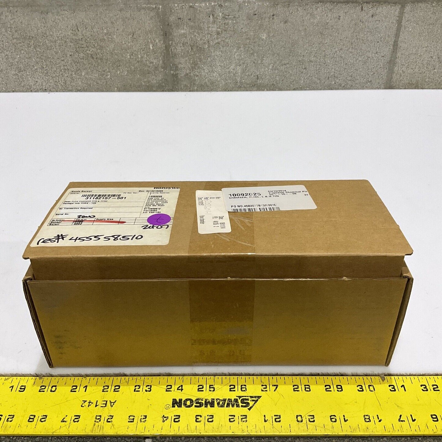 HONEYWELL 31182157-501 FLOW CHAMBER 7773 & 7773D 555