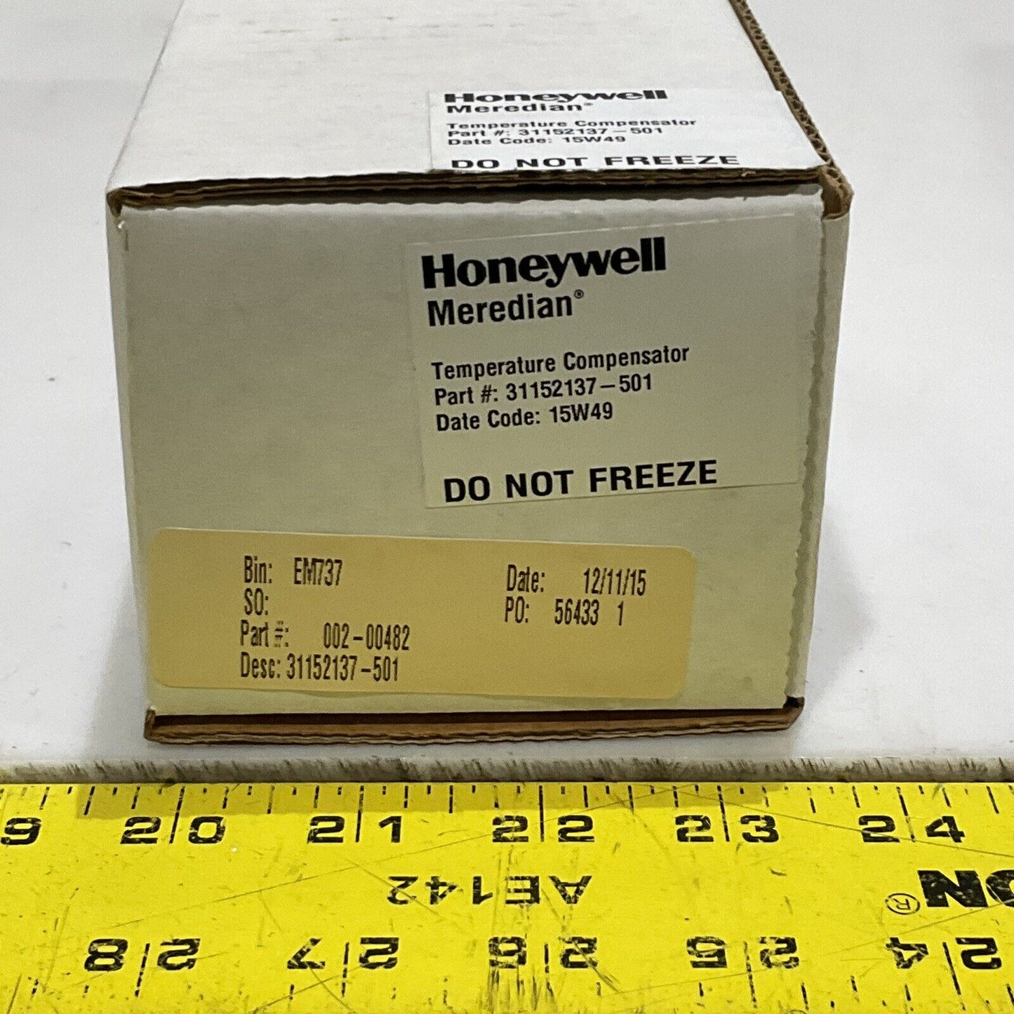 HONEYWELL 31152137-501 MEREDIAN TEMPERATURE COMPENSATOR PROBE 002-00482 555