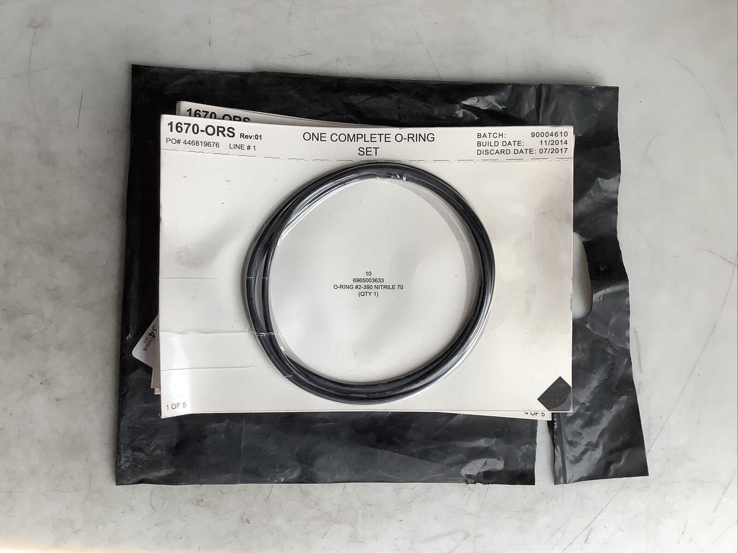 ROTOFLOW 1670-ORS O-RING SET 678