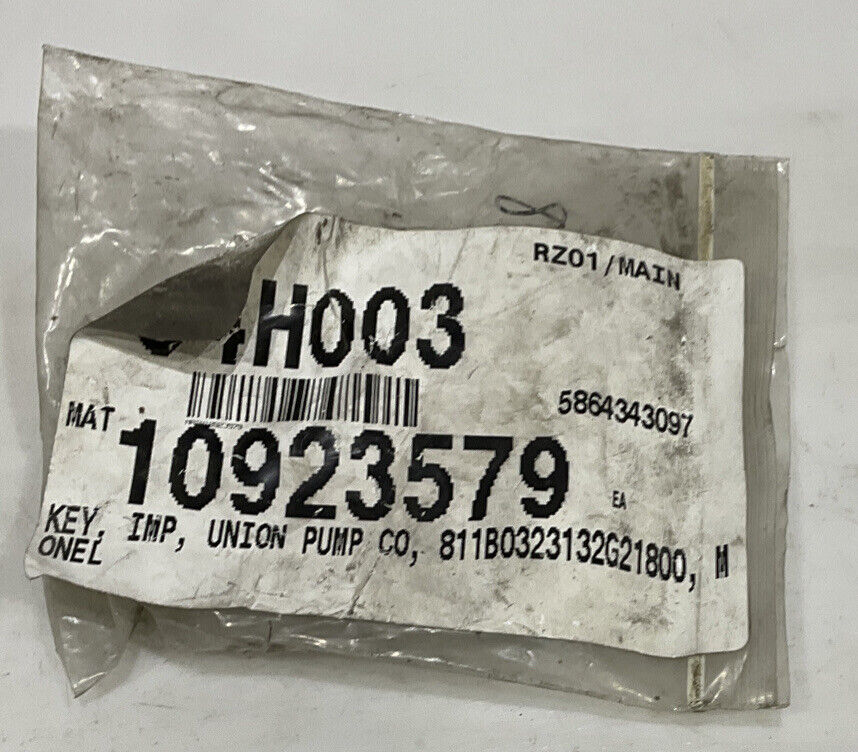 UNION PUMP CO 811B0323132G21800 MONEL IMPELLER KEY 678