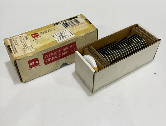 BS&S MODEL TC ST-0-0005-000 RUPTURE DISK 100 PSIG SIZE 2 IN 555
