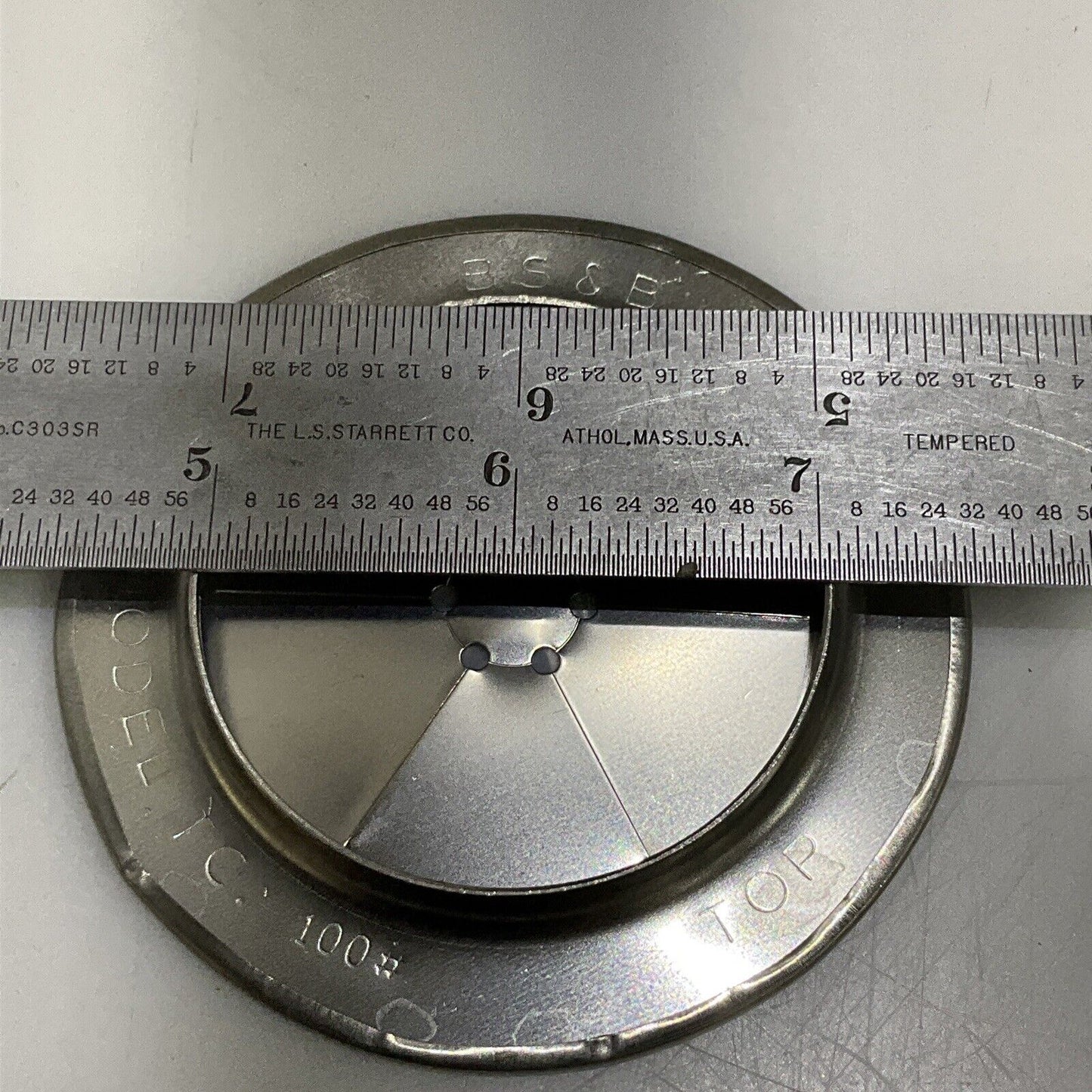 BS&S MODEL TC ST-0-0005-000 RUPTURE DISK 100 PSIG SIZE 2 IN 555
