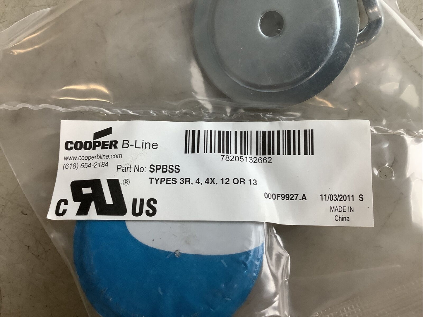 COOPER B-LINE SPBSS PLUG 555