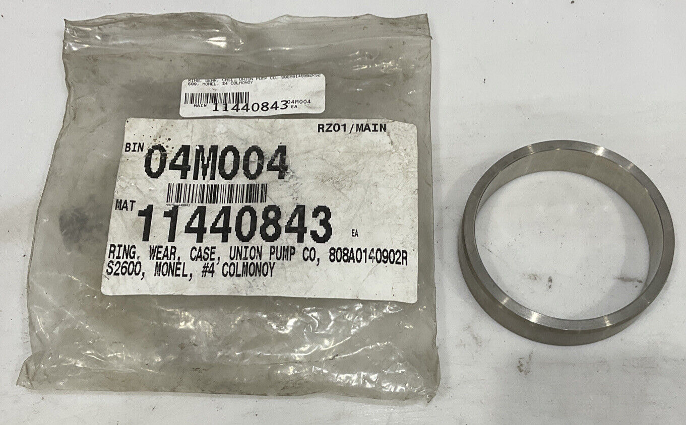 UNION PUMP CO 808A0140902RS2600 MONELY #4 COLMONOY CASE WEAR RING 678