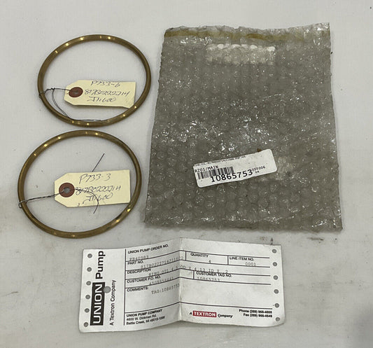 UNION PUMP 817B0222714J11600 OIL RING 678