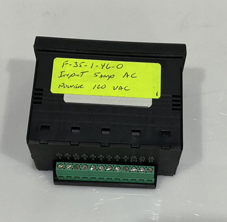 SIMPSON F35-1-46-0 FALCON F35 SERIES DIGITAL PANEL METER INPUT 5 AMP 120VAC
