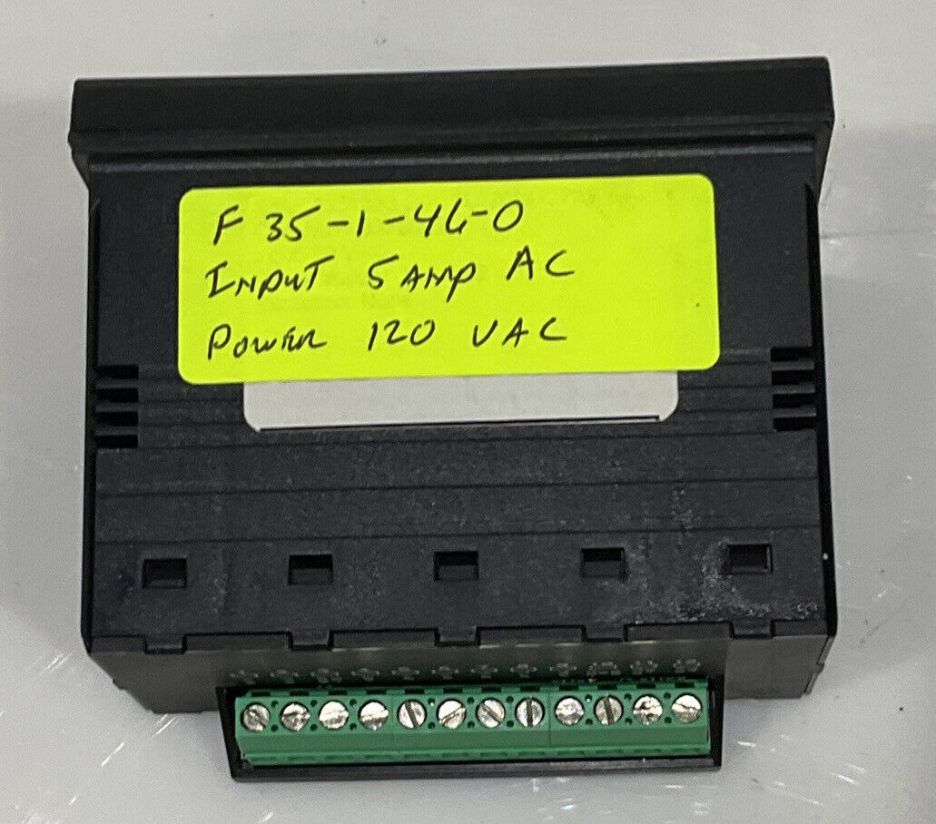 SIMPSON F35-1-46-0 FALCON F35 SERIES DIGITAL PANEL METER INPUT 5 AMP 120VAC