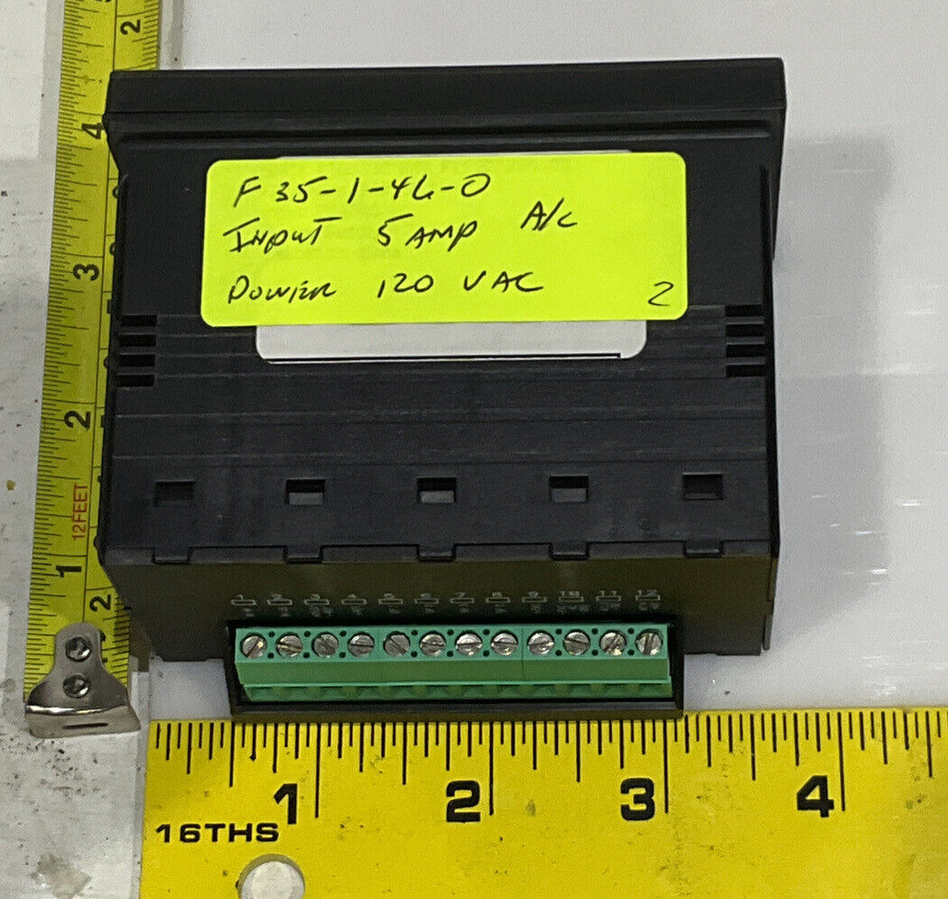 SIMPSON F35-1-46-0 FALCON F35 SERIES DIGITAL PANEL METER INPUT 5 AMP 120VAC