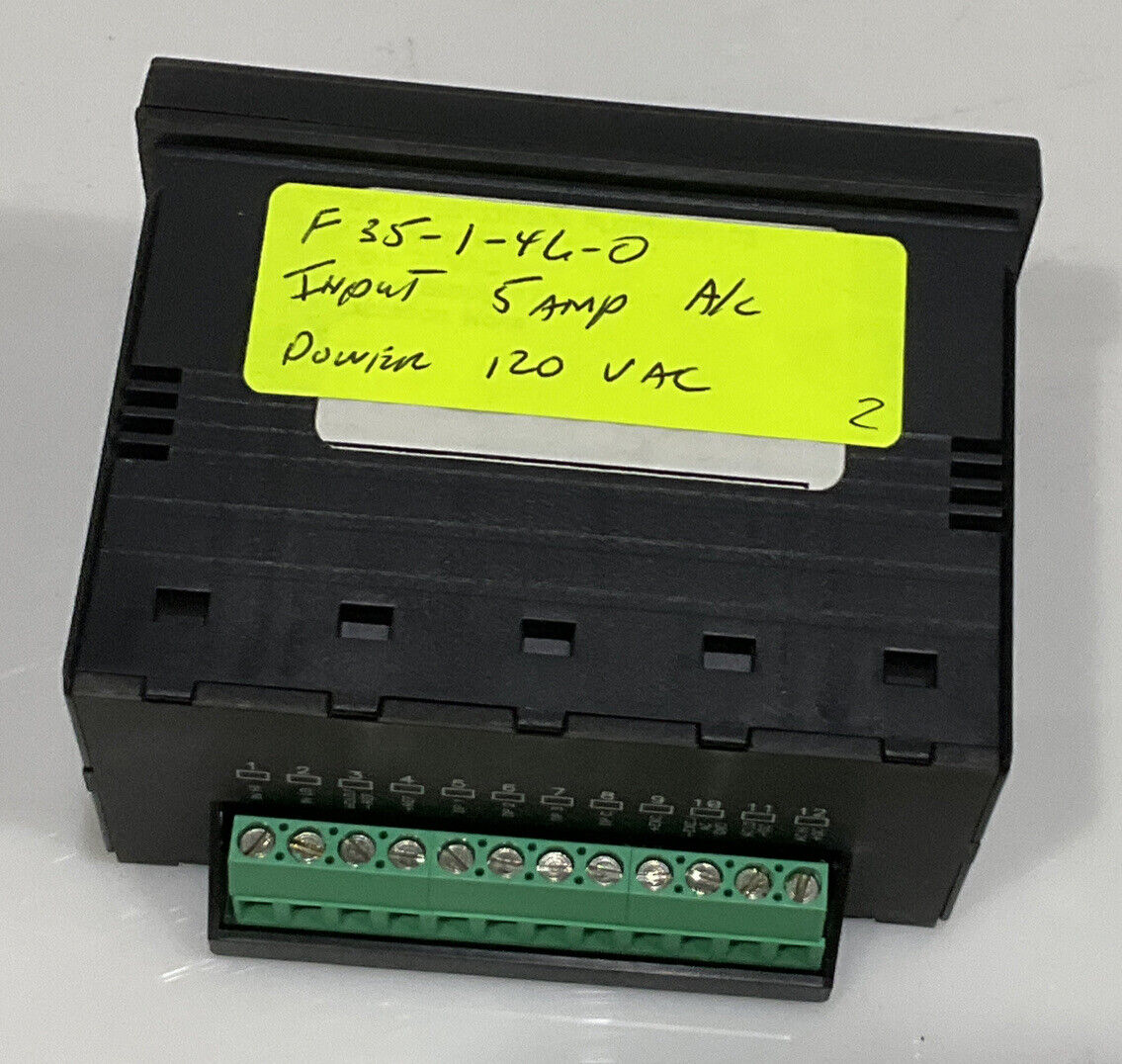 SIMPSON F35-1-46-0 FALCON F35 SERIES DIGITAL PANEL METER INPUT 5 AMP 120VAC