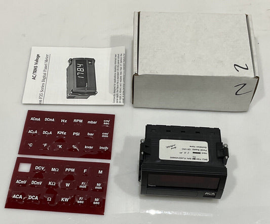 SIMPSON F35-1-46-0 FALCON F35 SERIES DIGITAL PANEL METER INPUT 5 A AC 120VAC