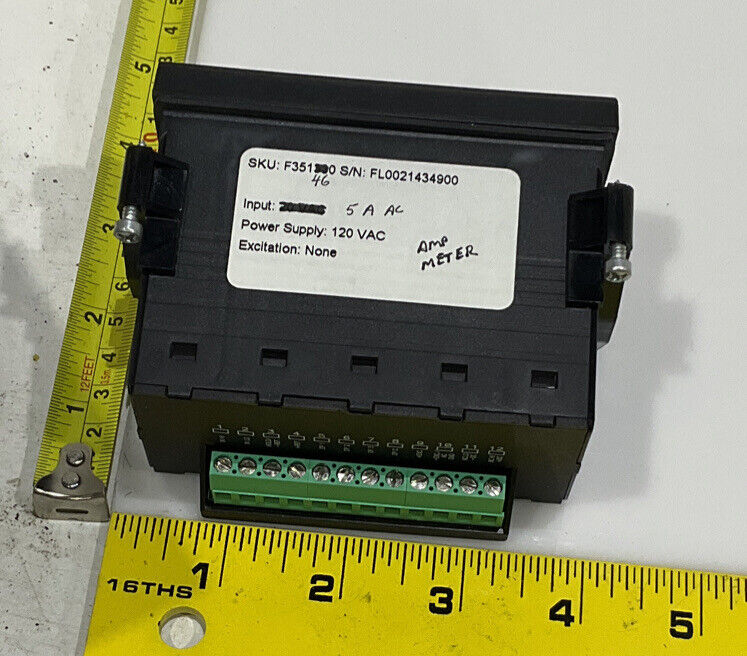 SIMPSON F35-1-46-0 FALCON F35 SERIES DIGITAL PANEL METER INPUT 5 A AC 120VAC