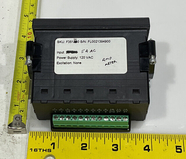 SIMPSON F35-1-46-0 FALCON F35 SERIES DIGITAL PANEL METER INPUT 5 A AC 120VAC