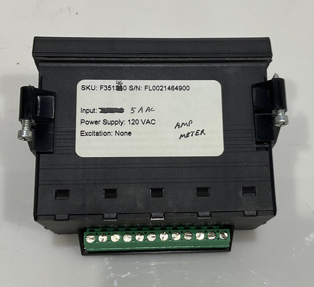 SIMPSON F35-1-46-0 FALCON F35 SERIES DIGITAL PANEL METER INPUT 5 A AC 120VAC