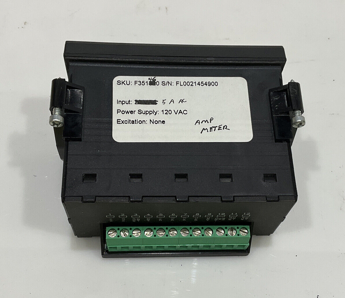 SIMPSON F35-1-46-0 FALCON F35 SERIES DIGITAL PANEL METER INPUT 5 A AC 120VAC
