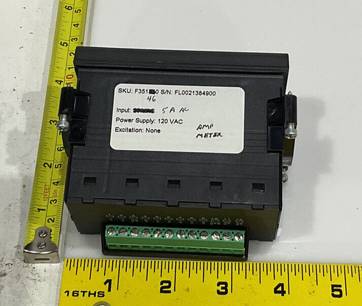 SIMPSON F35-1-46-0 FALCON F35 SERIES DIGITAL PANEL METER INPUT 5 A AC 120VAC