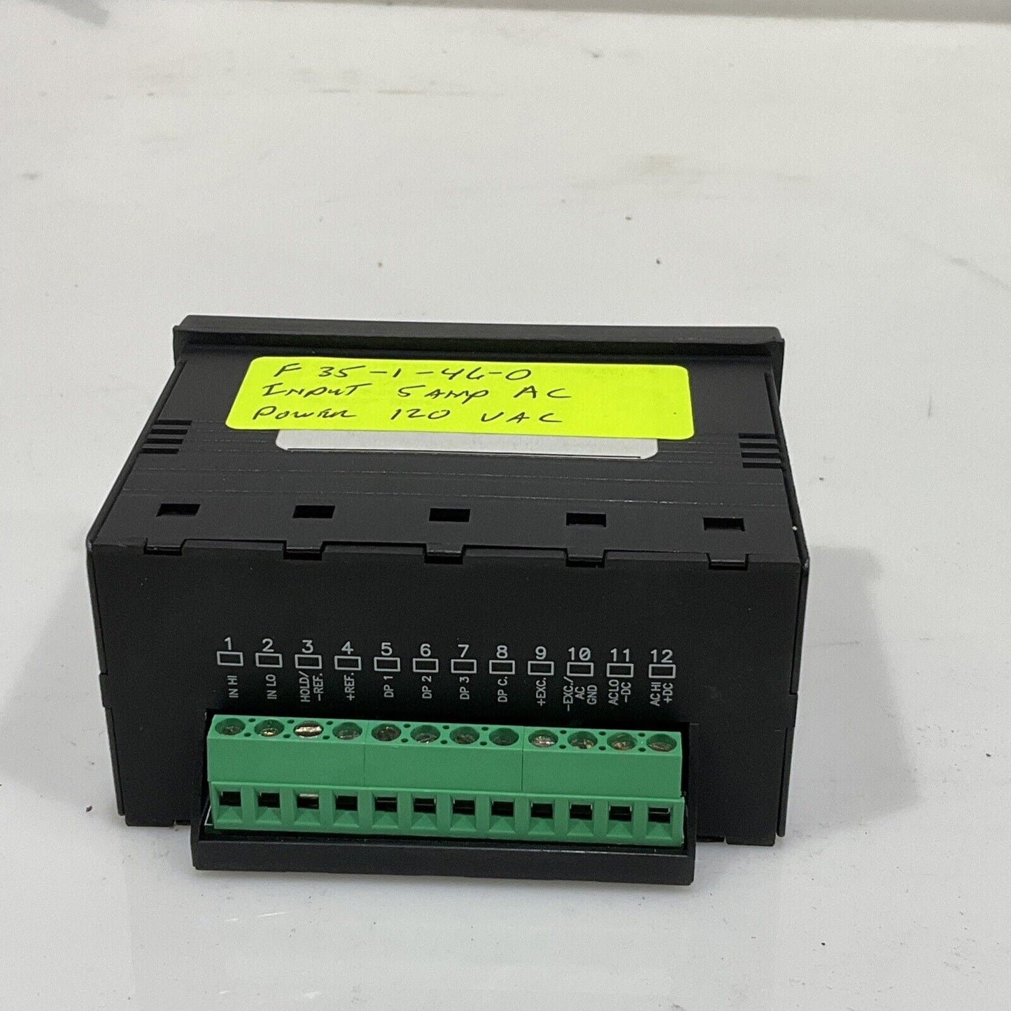 SIMPSON F35-1-46-0 FALCON F35 SERIES DIGITAL PANEL METER INPUT 5 AMP 120VAC