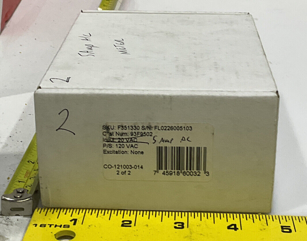 SIMPSON F35-1-46-0 FALCON F35 SERIES DIGITAL PANEL METER INPUT 5 AMP 120VAC