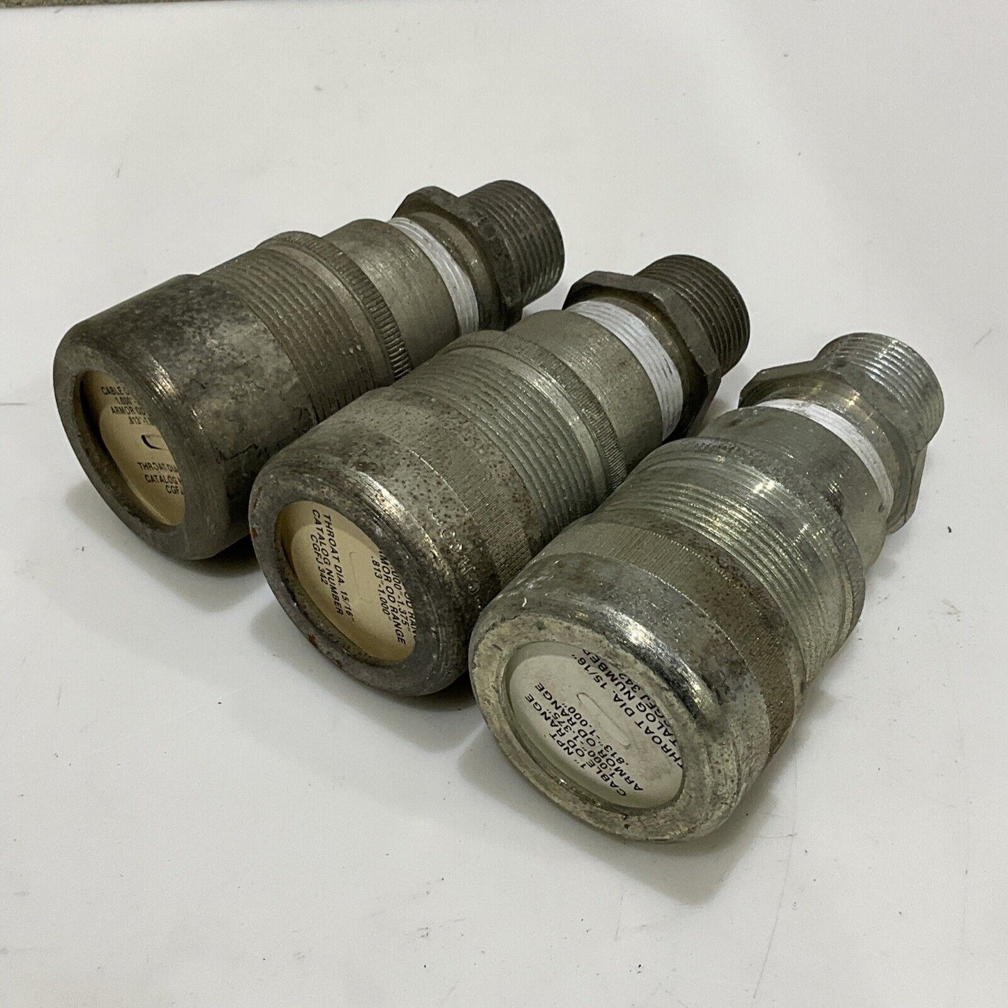 CROUSE HINDS CGFJ 342 CABLE CONNECTOR 1” NPT  CABLE OD 1”-1.375” LOT OF 3
