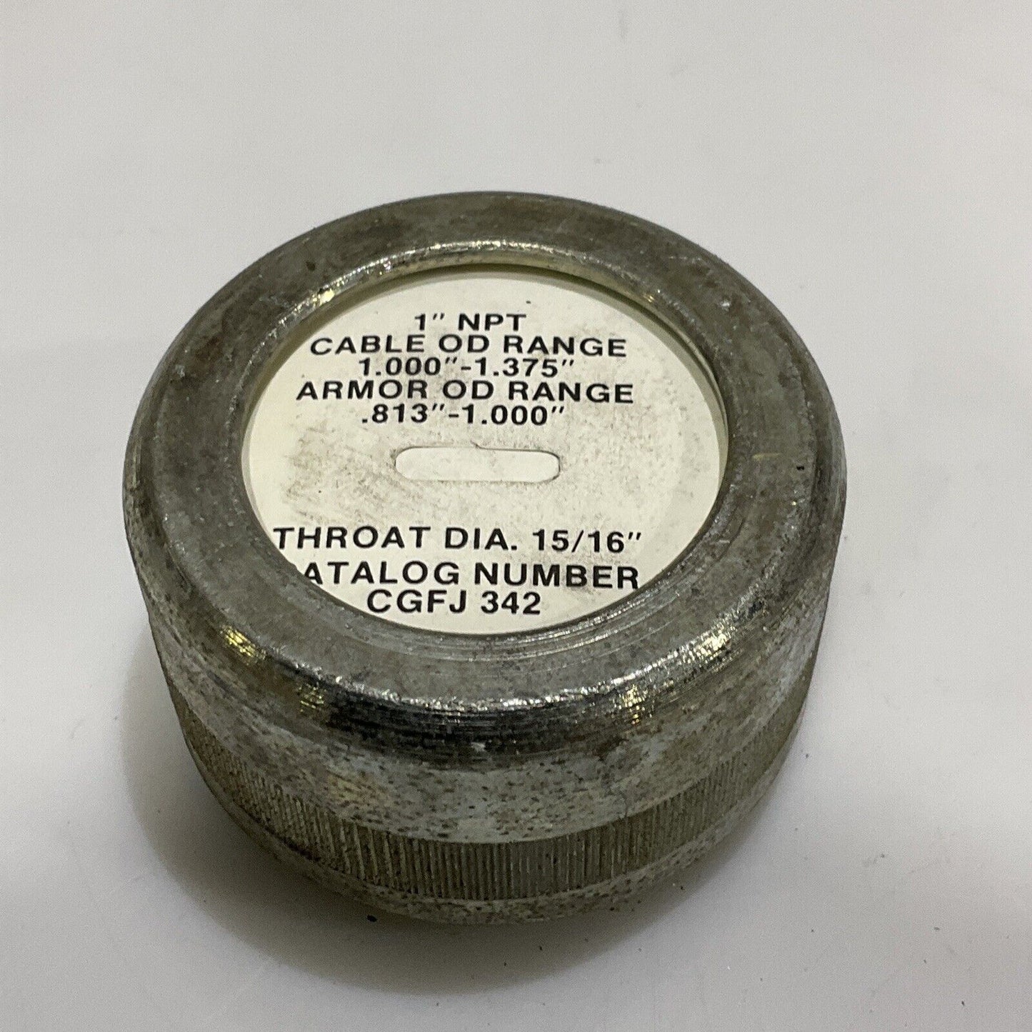 CROUSE HINDS CGFJ 342 CABLE CONNECTOR 1” NPT  CABLE OD 1”-1.375” LOT OF 3