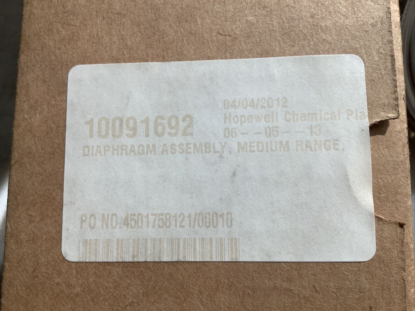 FOXBORO N0142NU DIAPHRAGM ASSEMBLY 555