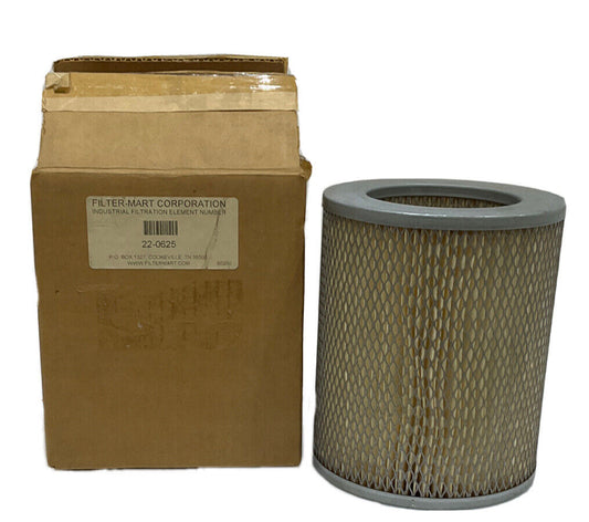 FILTER-MART CORPORATION 22-0625  VE TYPE INDUSTRIAL FILTRATION ELEMENT