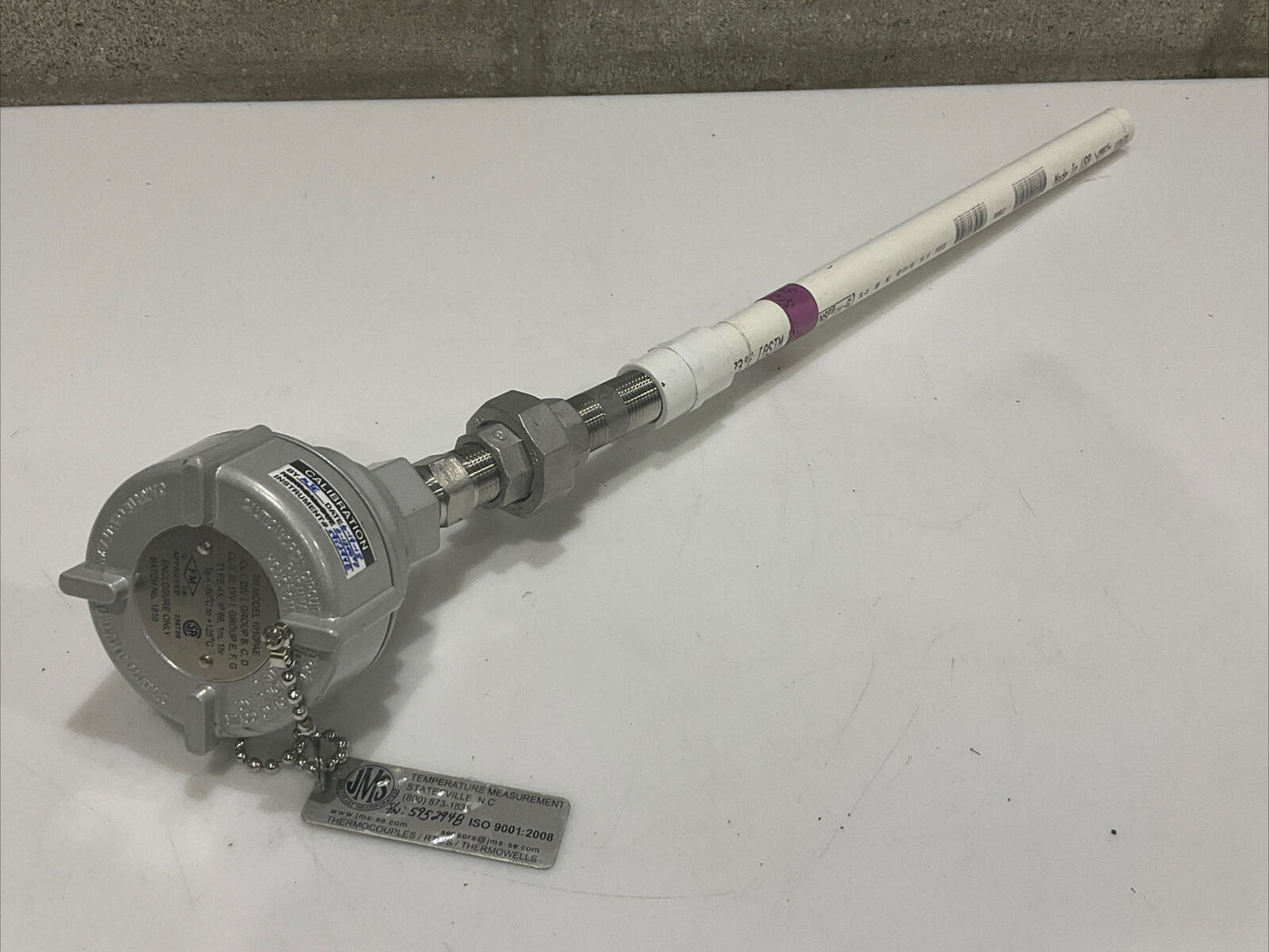 JMS 1010PAE THERMOCOUPLE TEMPERATURE TRANSMITTER -50 C TO +125 C ECH