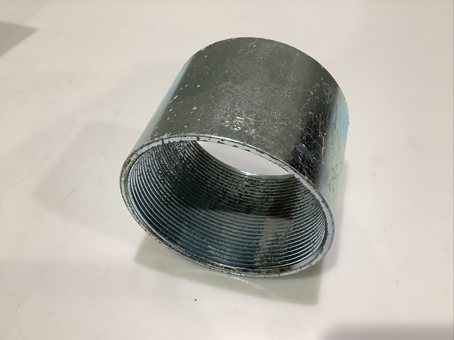 TOPAZ E60 RIGID CONDUIT COUPLING GALVANIZED STEEL/ZINC NPSM 4IN - QTY 8 ECH