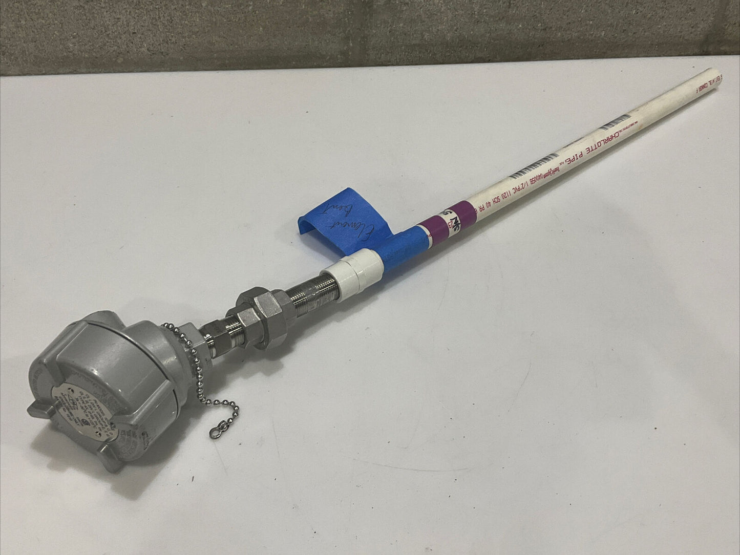 JMS 1010PAE THERMOCOUPLE TEMPERATURE TRANSMITTER -50 C TO +125 C ECH