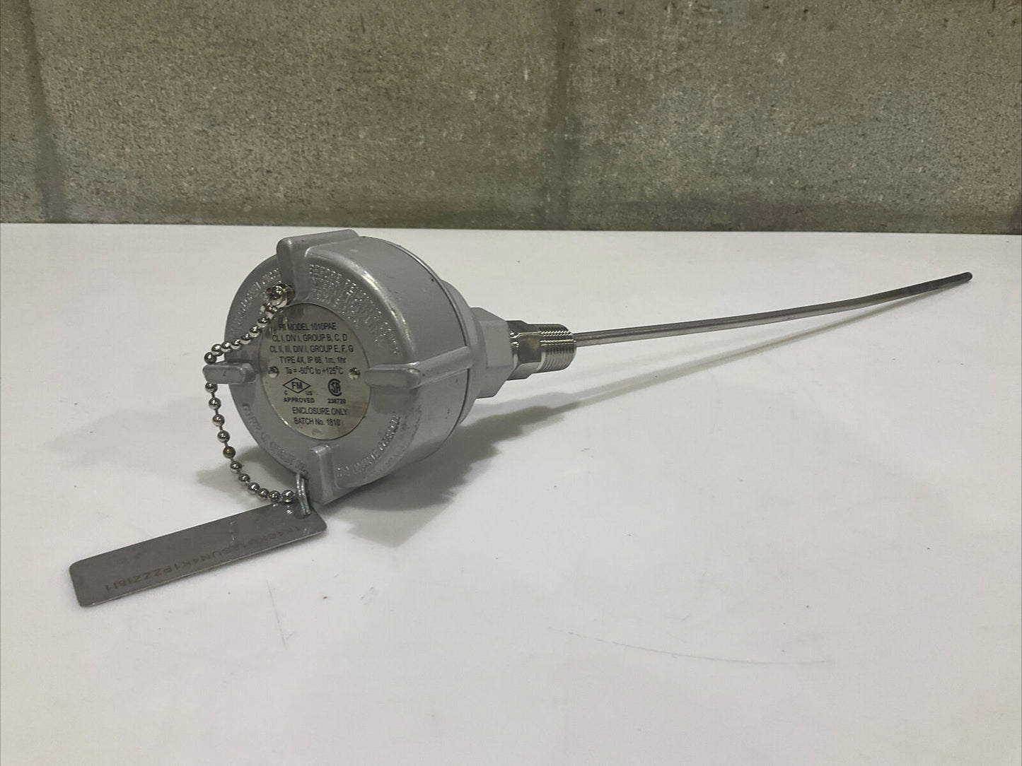 JMS 1010PAE THERMOCOUPLE TEMPERATURE TRANSMITTER -50 C TO +125 C ECH