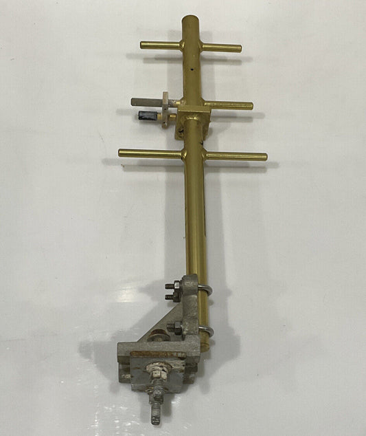 MAXRAD MYG 8063 3-ELEMENT BRASS YAGI ANTENNA WITH BRACKET TWD