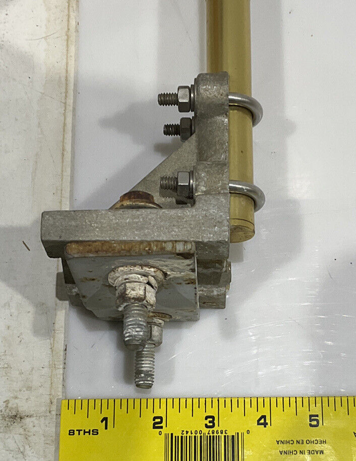 MAXRAD MYG 8063 3-ELEMENT BRASS YAGI ANTENNA WITH BRACKET TWD