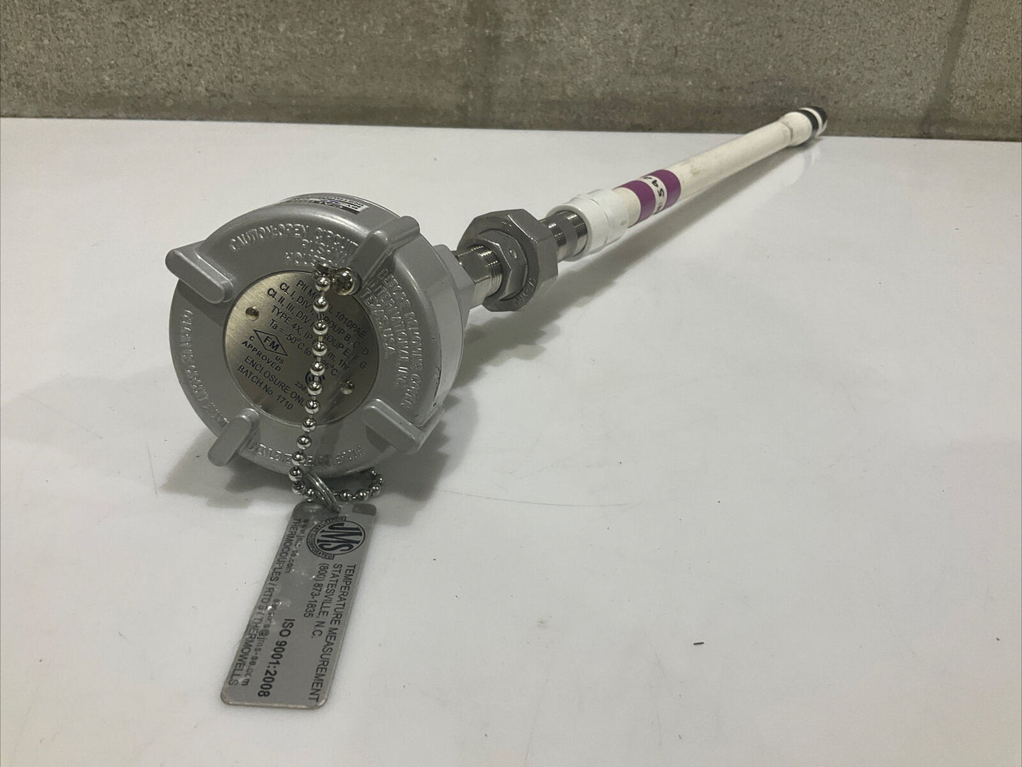 JMS 1010PAE THERMOCOUPLE TEMPERATURE TRANSMITTER -50 C TO +125 C ECH