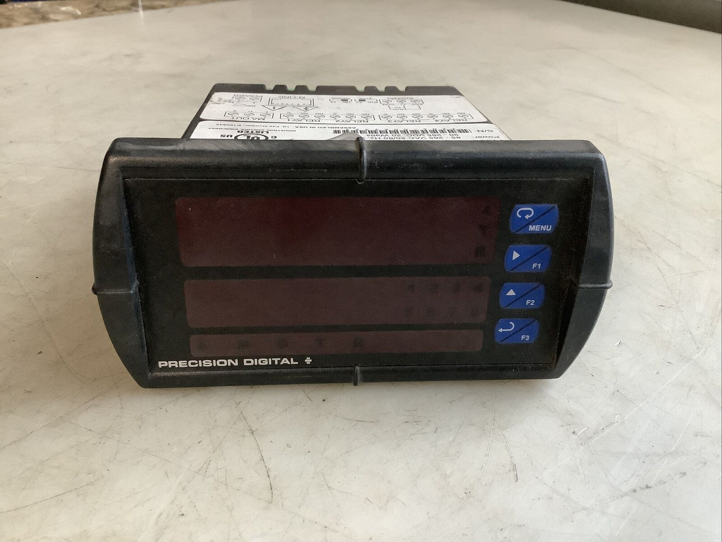 PRECISION GENERAL PD7000-6R7 DIGITAL PANEL METER 85-265VAC 20VA 20W 4 RELAY 476