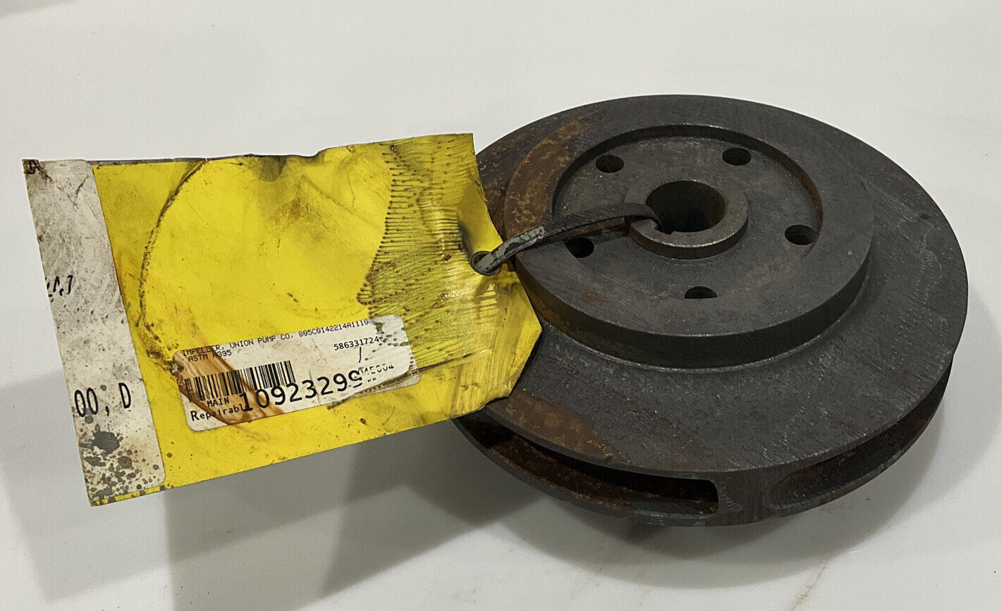 UNION PUMP FO 805C0142214A1110 IMPELLER ASTM A395
