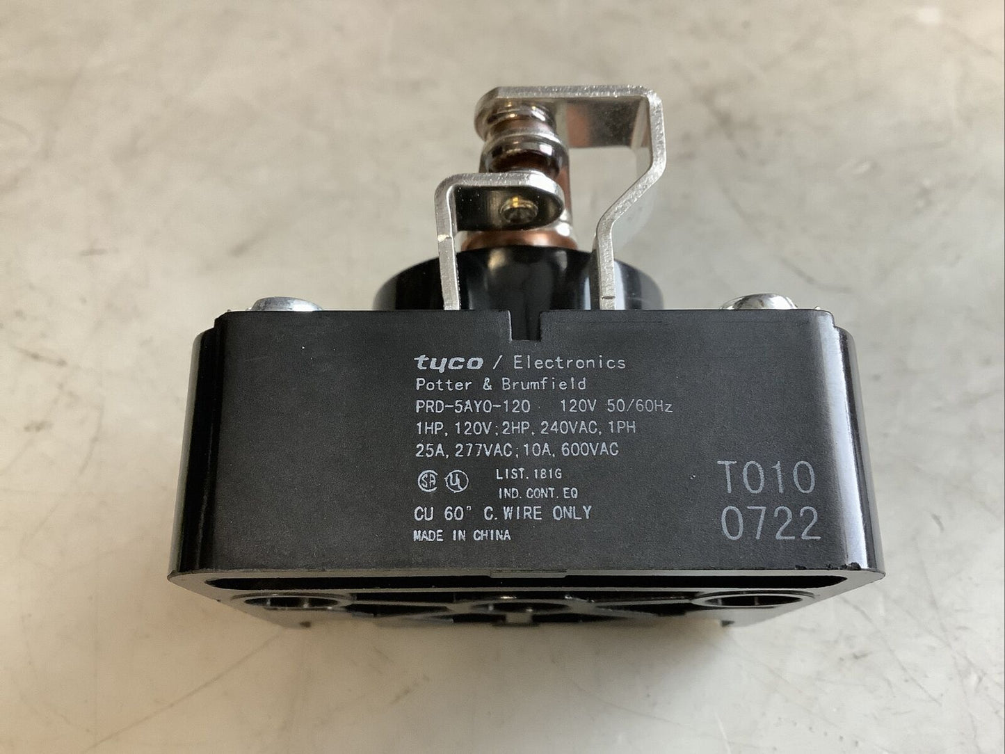 TYCO PRD-5AY0-120 POWER RELAY 120V 25A 476