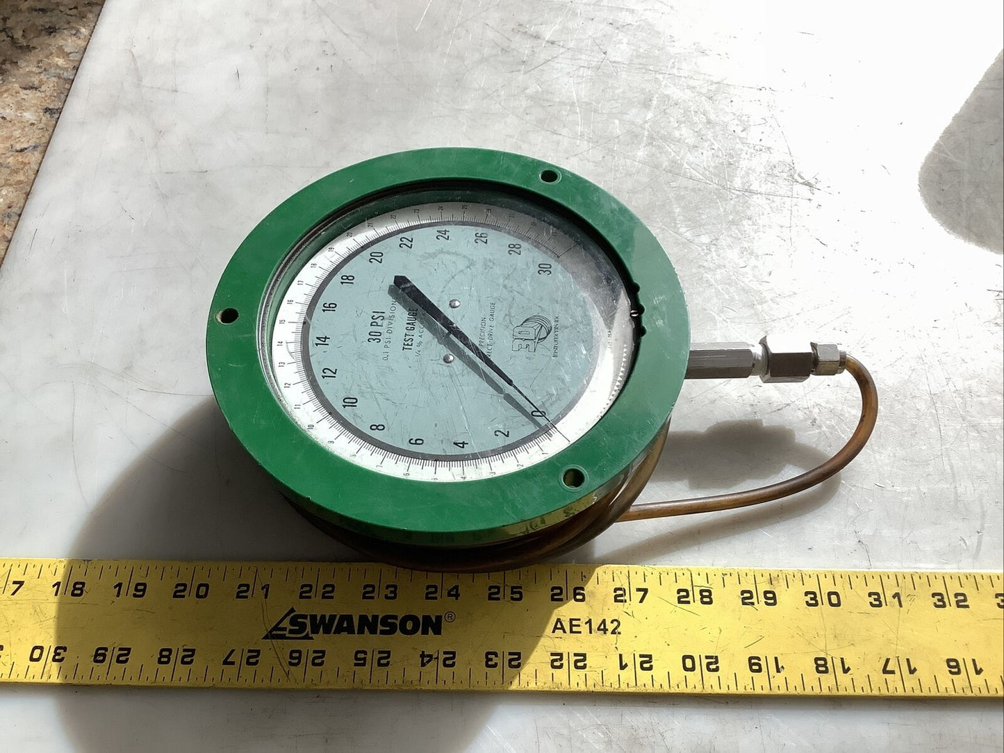 3D INSTRUMENTS 545-21A PRESSURE GAUGE 0-30PSI 476