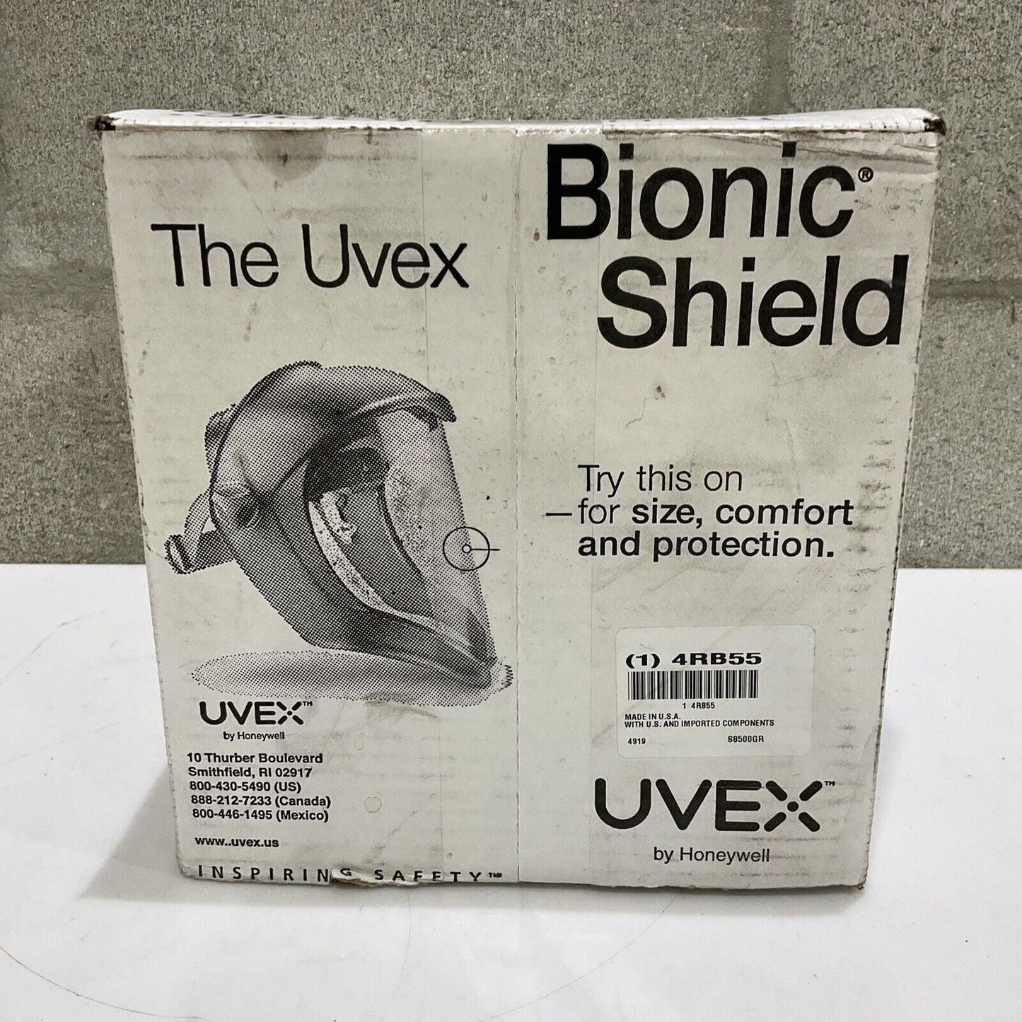 HONEYWELL UVEX 4RB55 BIONIC FACE SHIELD 476