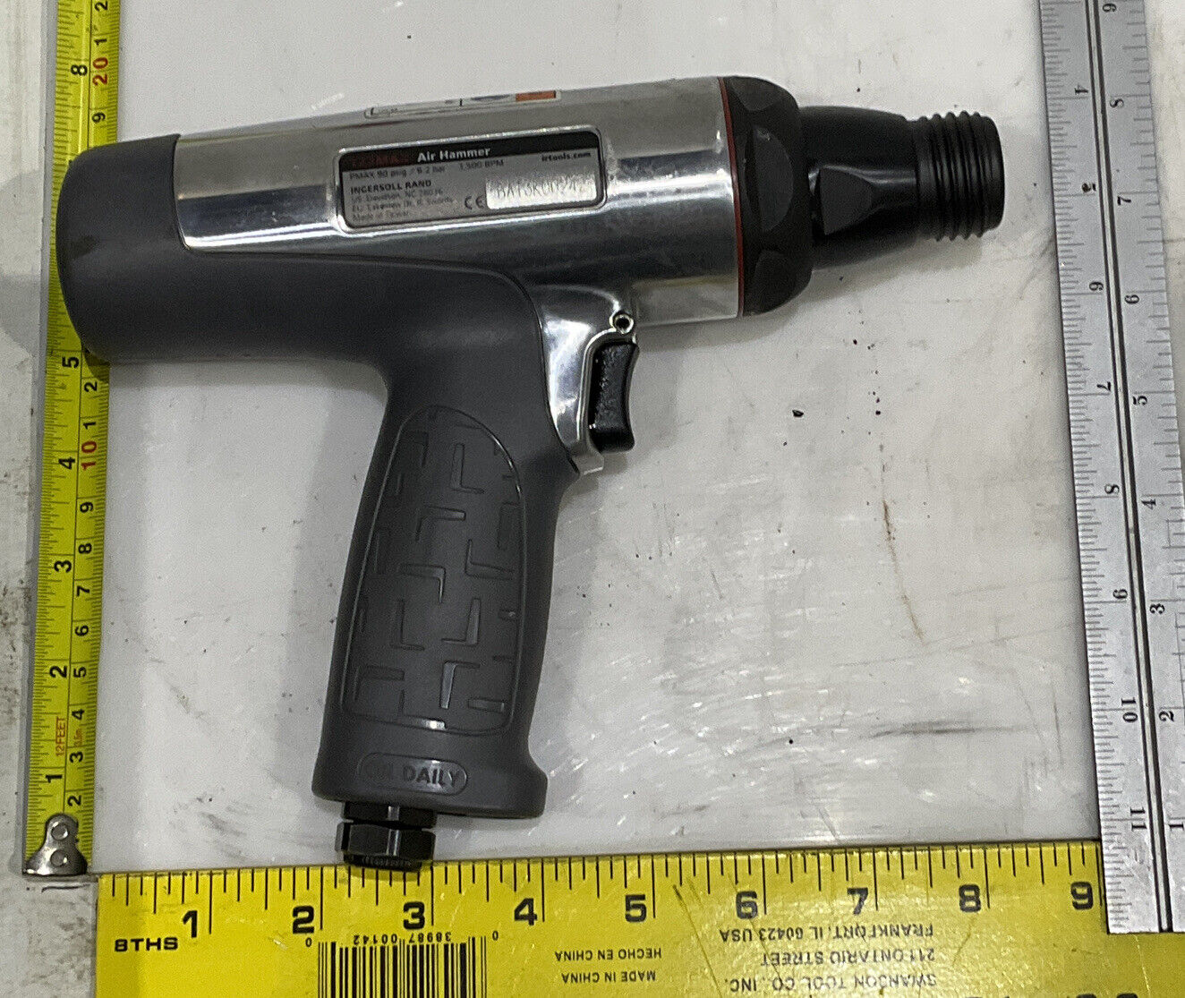 INGERSOLL RAND 122MAX AIR HAMMER SET BA13K00242 476