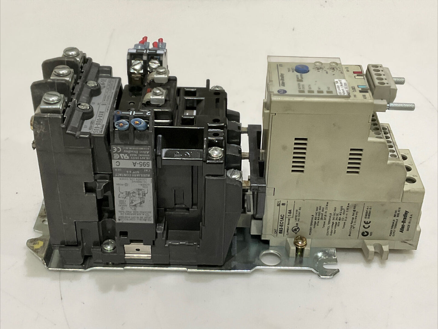 ALLEN BRADLEY 592-EC1AC, 595-A, 509-B0D-XXX STARTER 476