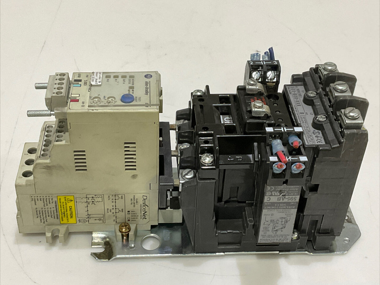 ALLEN BRADLEY 592-EC1AC, 595-A, 509-B0D-XXX STARTER 476