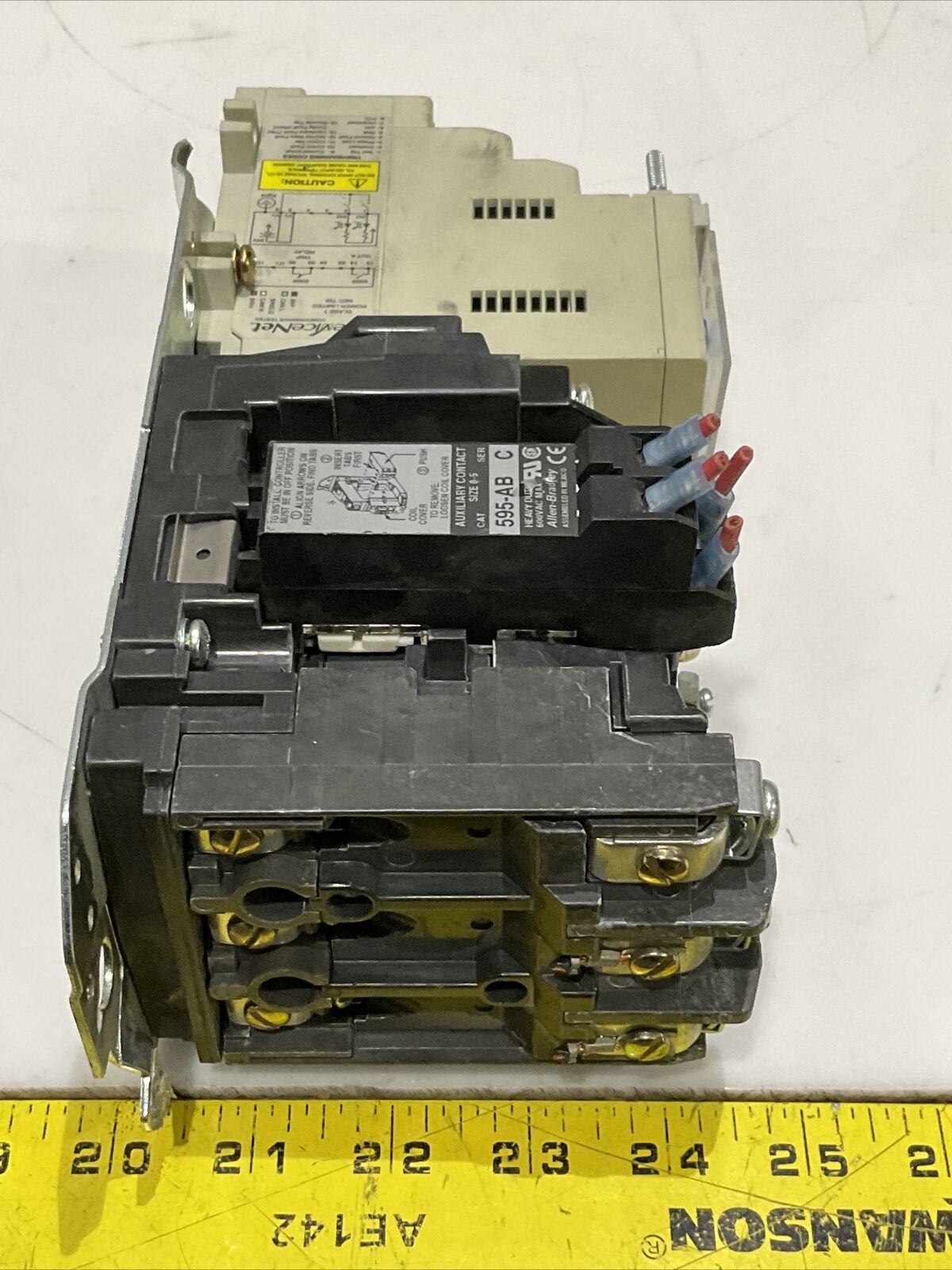 ALLEN BRADLEY 592-EC1AC, 595-A, 509-B0D-XXX STARTER 476