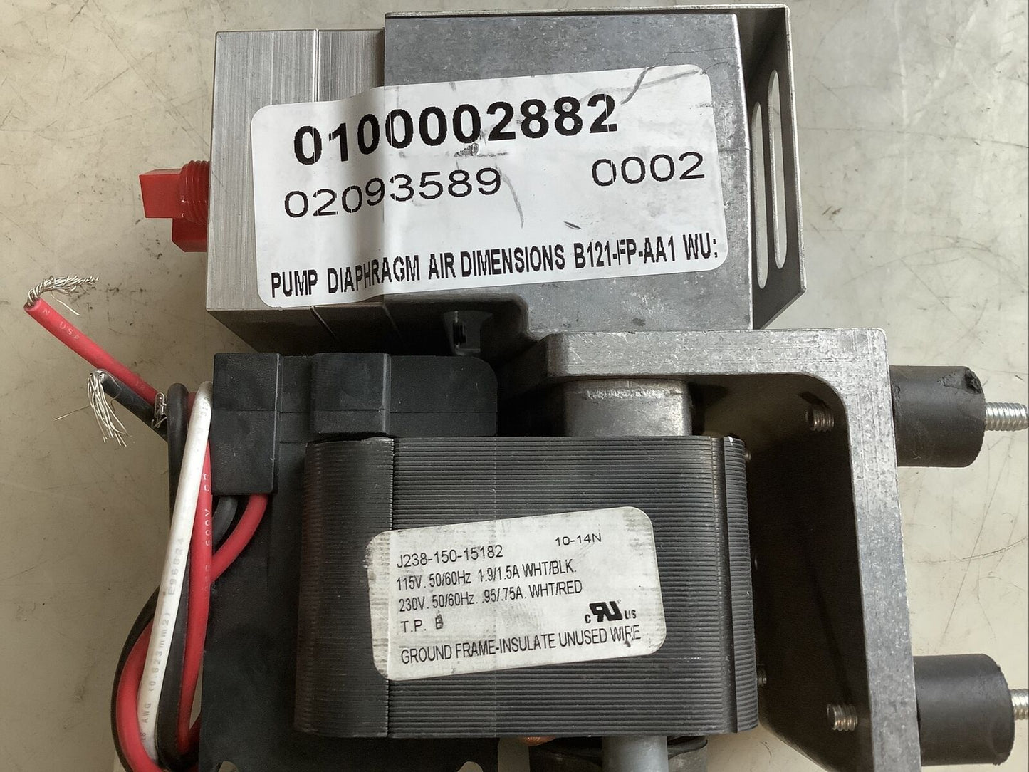 ADJ B121-FP-AA1 DIAPHRAGM PUMP 476