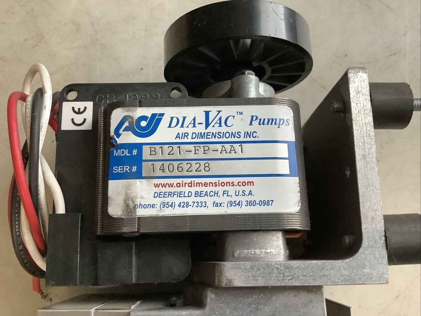 ADJ B121-FP-AA1 DIAPHRAGM PUMP 476