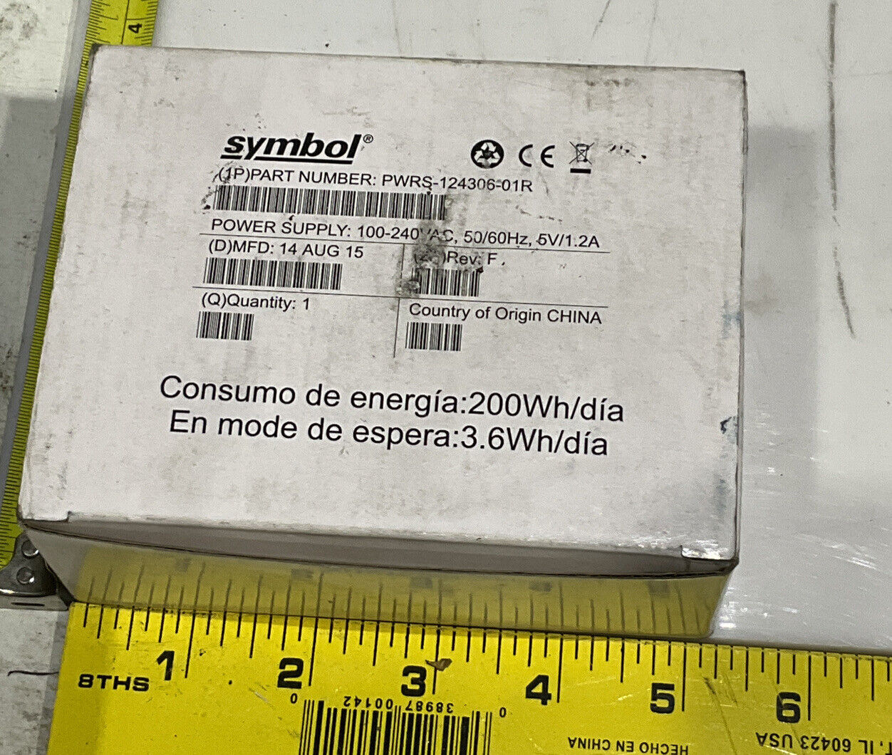 SYMBOL PWRS-124306-01R POWER SUPPLY CONNECTOR 476