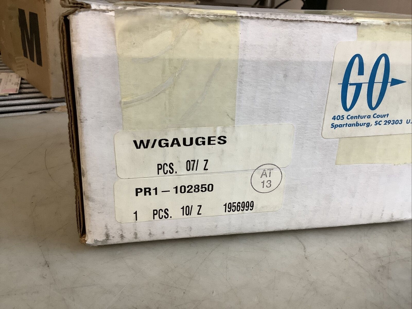 GO PR1-102850 PRESURE REGULATOR W/ GAUGE 0-25 PSIG 476