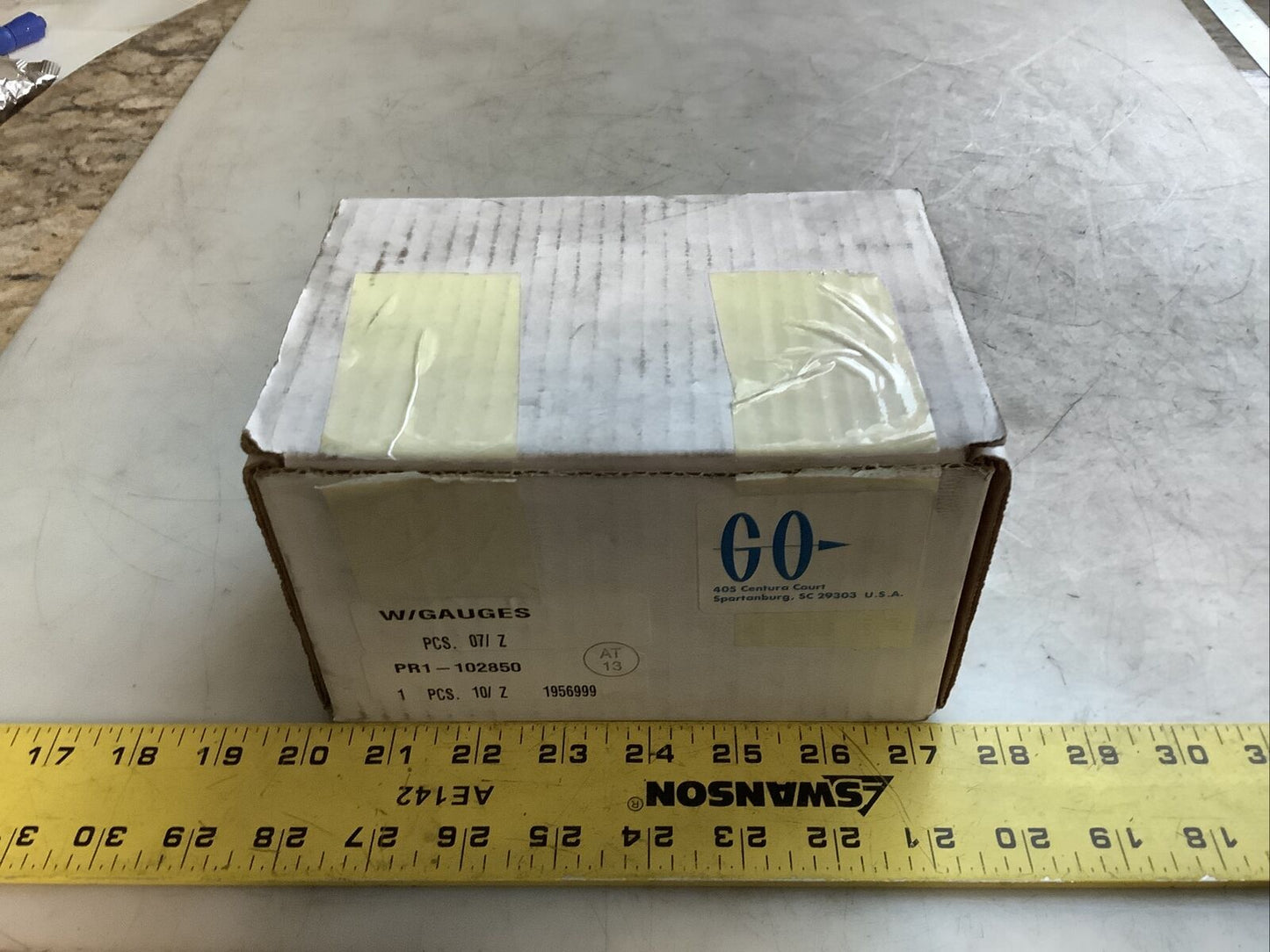 GO PR1-102850 PRESURE REGULATOR W/ GAUGE 0-25 PSIG 476