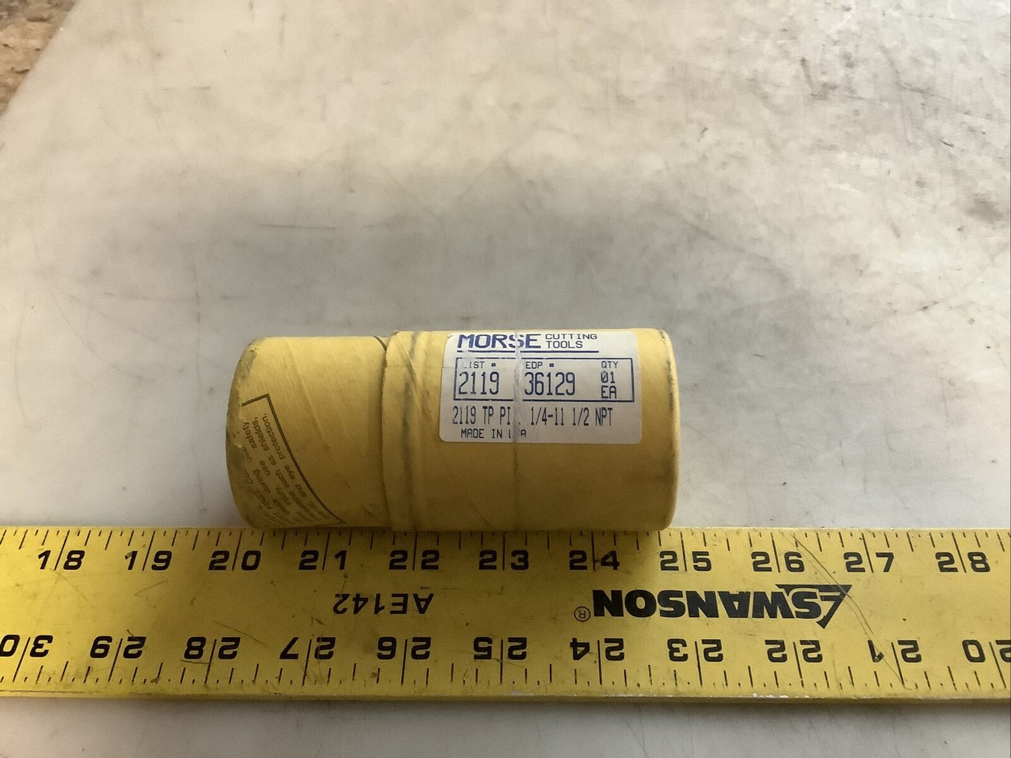 MORSE 36129 2119 PIPE TAP 1/4-11 1/2IN NPT 5 FLUTE 476