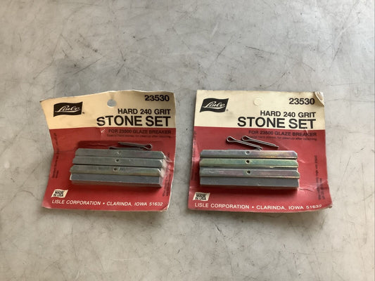 LISLE 23530 HARD STONE SET 240 GRIT 476 - QTY 2