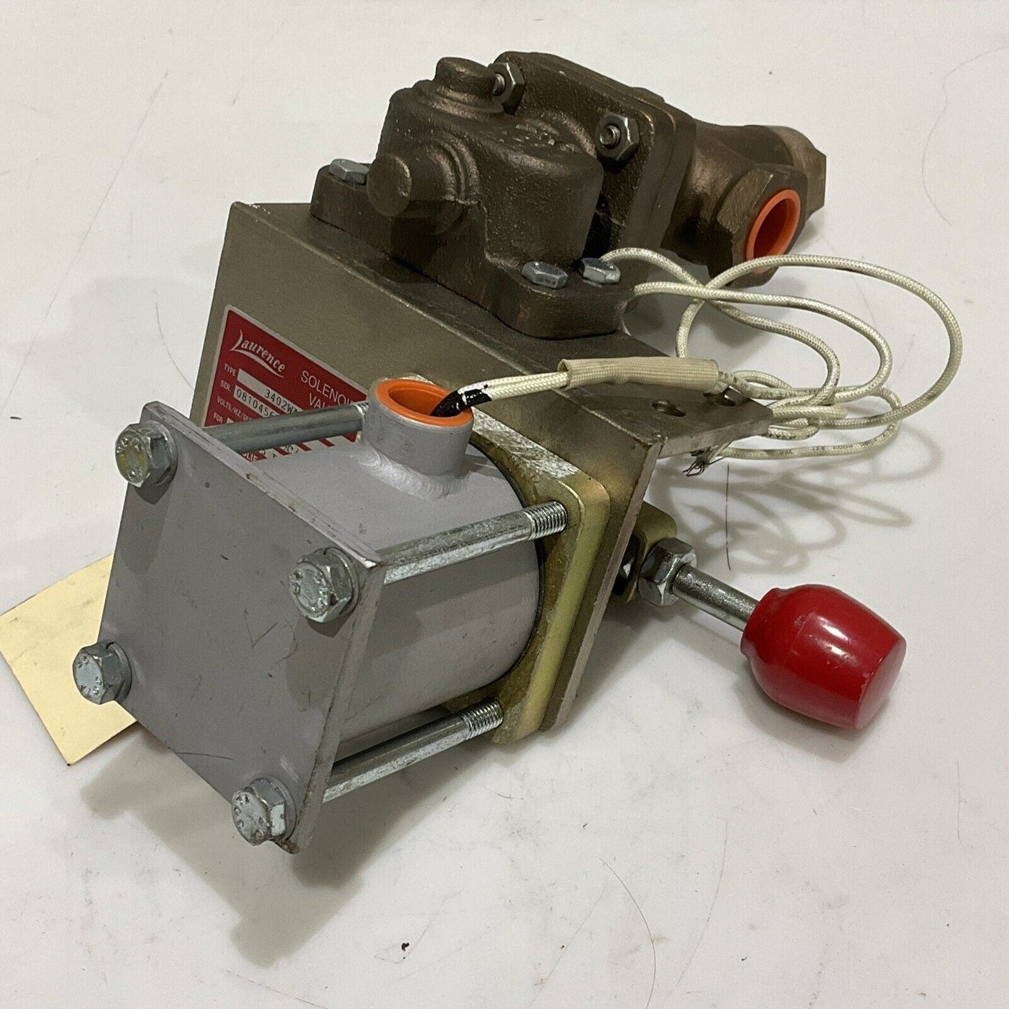 LAURENCE 3402WA79DC SOLENOID VALVE 125 DC FORM “M” 125 PSI AIR 476