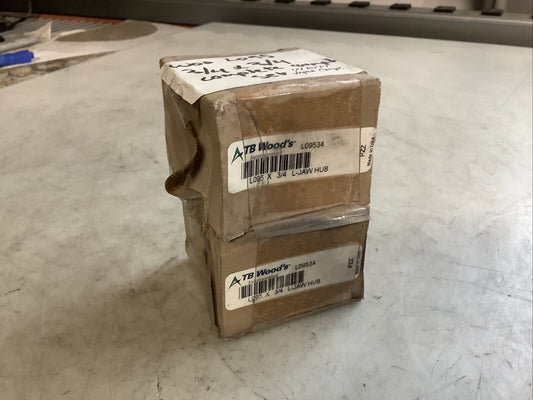 TB WOODS L09534 JAW COUPLING HUB 476 - QTY 2